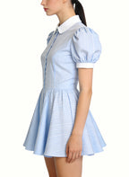 Women's Short Dress Schoolgirl Style Girl Dress