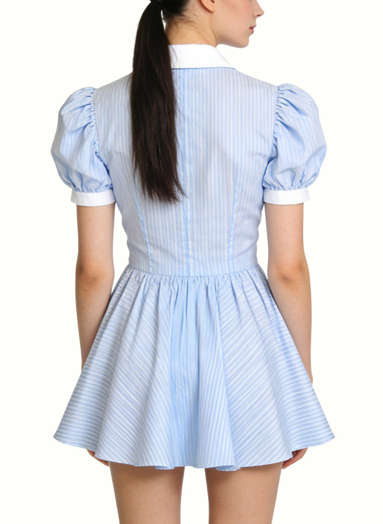 Women's Short Dress Schoolgirl Style Girl Dress