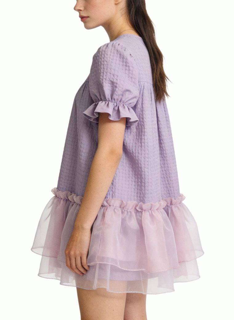 Youthful and Playful Puffy Dress
