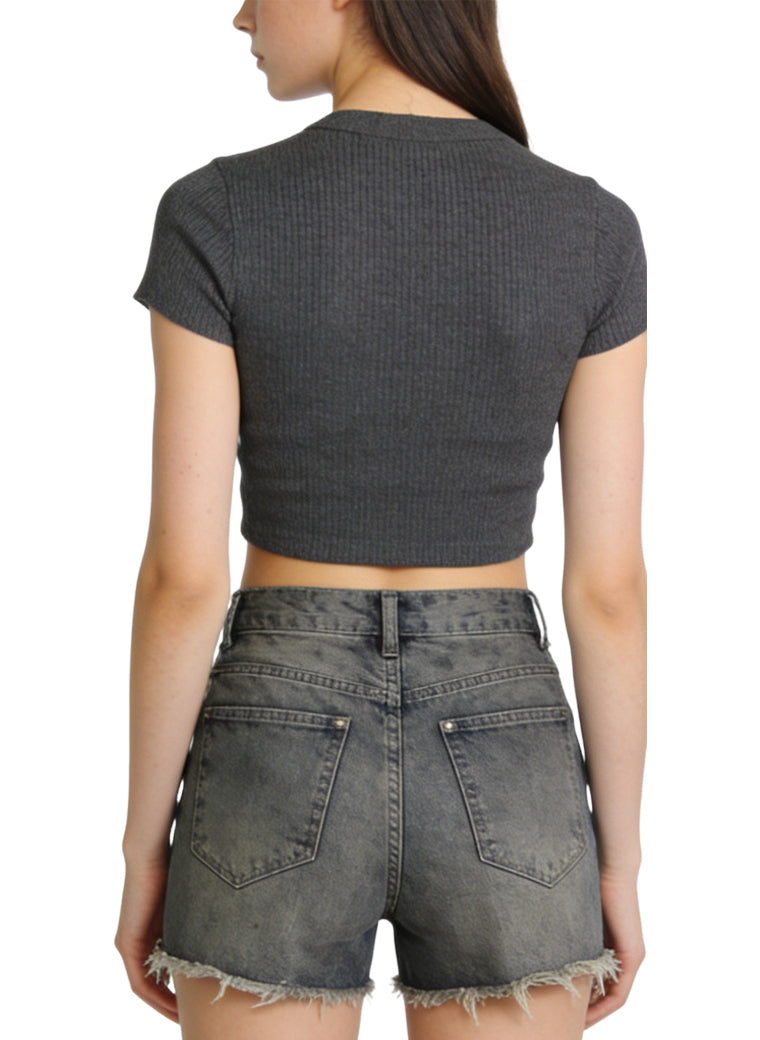 Women's Distressed Trendy Denim Shorts