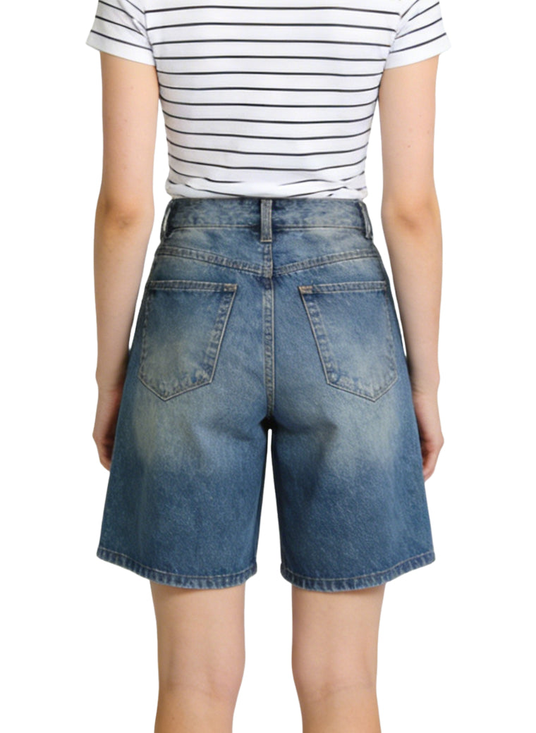Casual Basic Denim Shorts for Everyday Wear