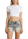 Ripped Denim Shorts - Street Style & Cool