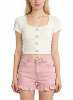 Gentle Women's Casual Denim Shorts