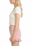 Gentle Women's Casual Denim Shorts