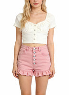 Gentle Women's Casual Denim Shorts
