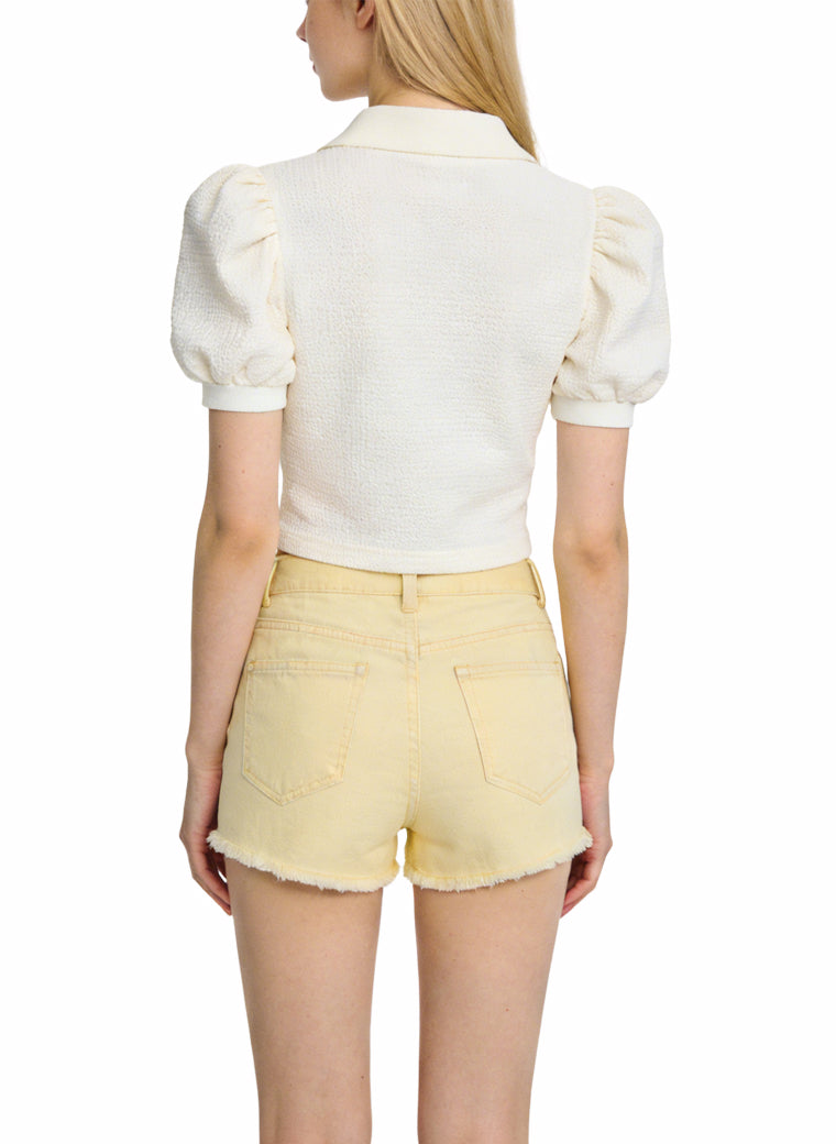 Washed Versatile Basic Denim Shorts