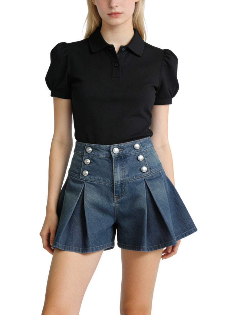 Commuter Design Denim Shorts