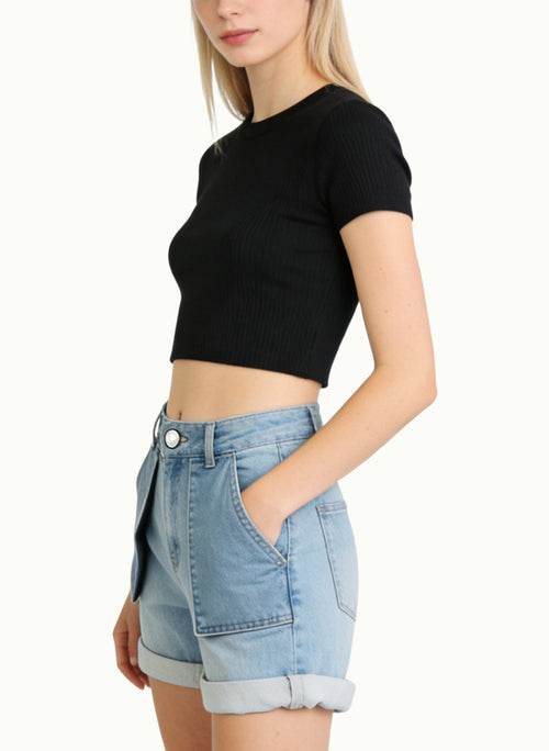 Denim Shorts Commuting Essentials