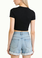 Denim Shorts Commuting Essentials