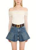 Fashionable Basic Denim Shorts