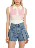 High-Waisted Fresh Denim Shorts