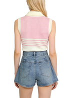 High-Waisted Fresh Denim Shorts
