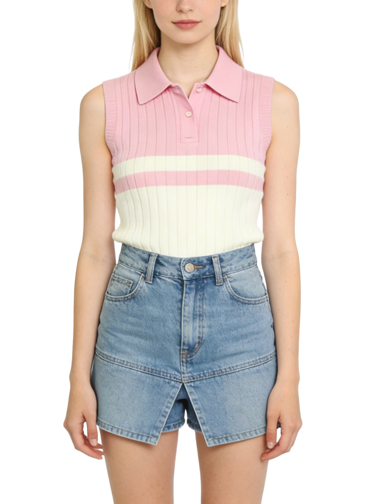 High-Waisted Gentle Denim Shorts