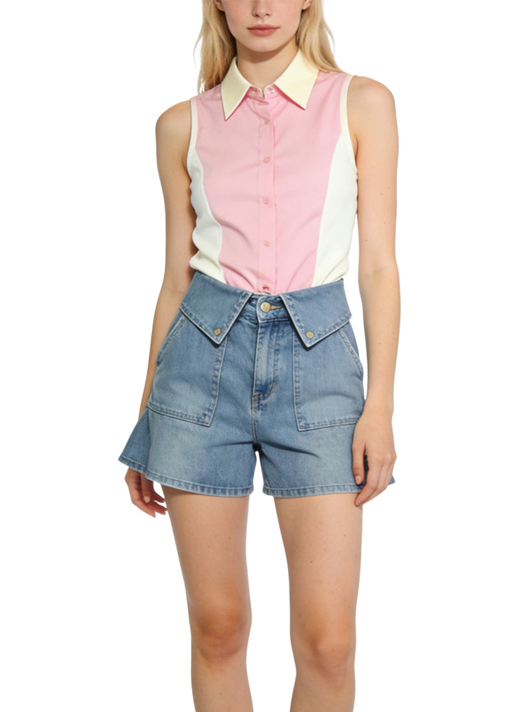 Fashionable Gentle Denim Shorts