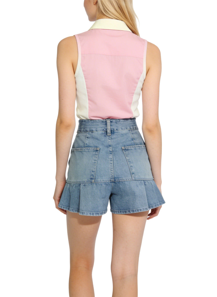 Fashionable Gentle Denim Shorts