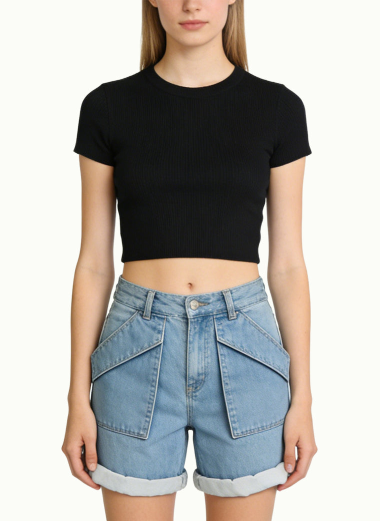 Women's Simple Basic Denim Shorts