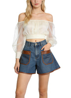 Street Style Trendy & Casual Denim Shorts