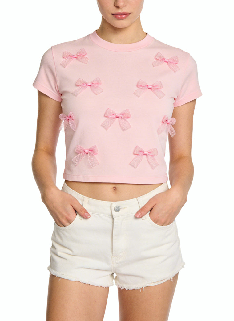 High-Waist Raw-Hem Denim Shorts