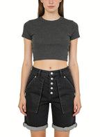 Women's Versatile Denim Shorts for Everyday Wear