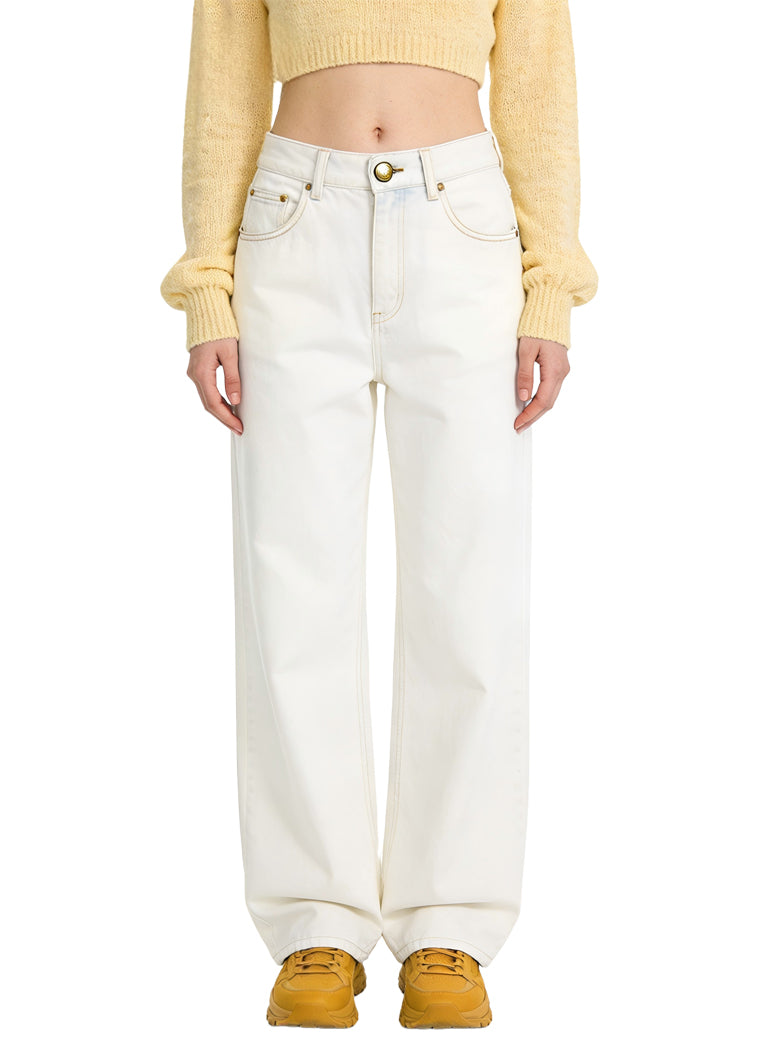 Women's High-waist Wide-leg Jeans