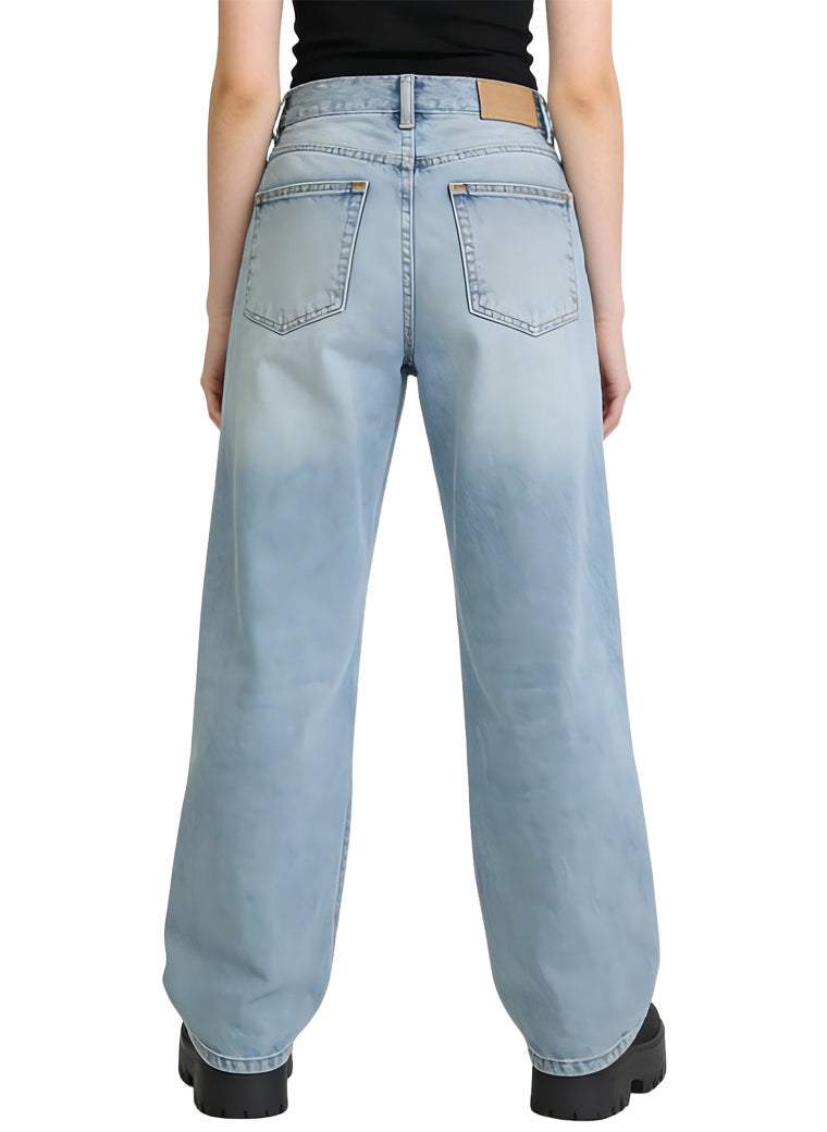 Women's Classic Stylish High-waist Straight-leg Jeans