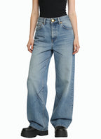 Women's Loose-fit High-waist Wide-leg Jeans