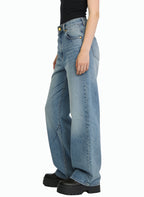 Women's Loose-fit High-waist Wide-leg Jeans