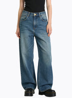 Women's Casual High-waist Wide-leg Jeans