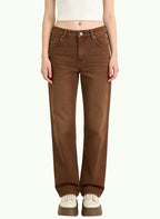 Women's Minimalist High-waist Straight-leg Jeans