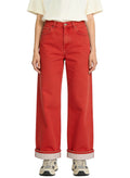 Women's Solid-color High-waist Wide-leg Jeans
