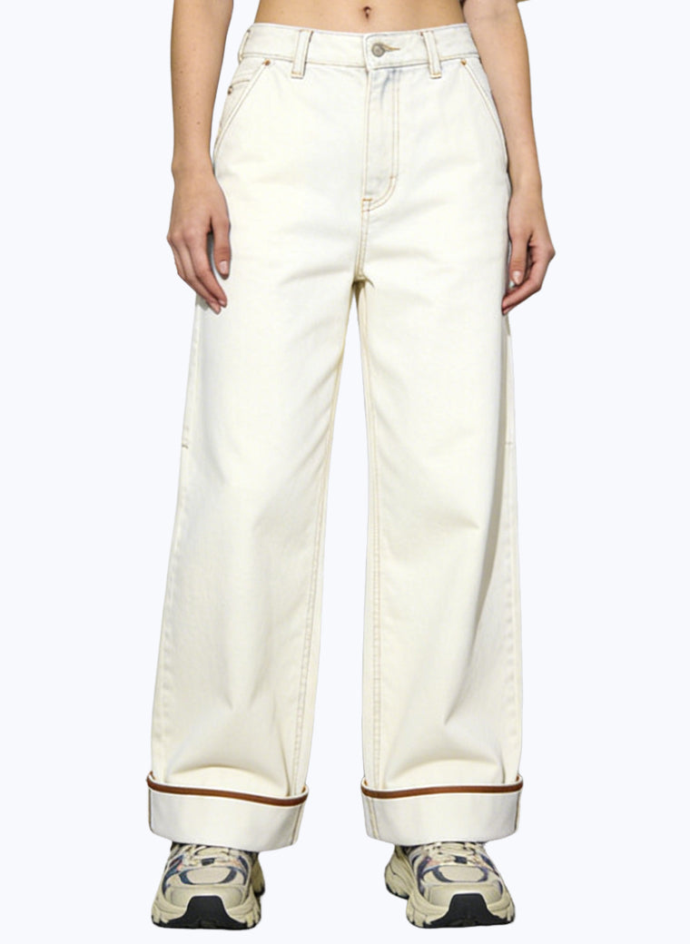 Women's Minimalist High-waist Wide-leg Jeans
