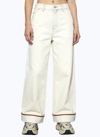 Women's Minimalist High-waist Wide-leg Jeans