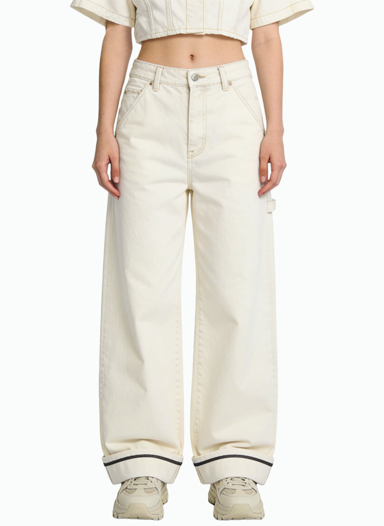 Women's Minimalist Comfortable Wide-leg Jeans