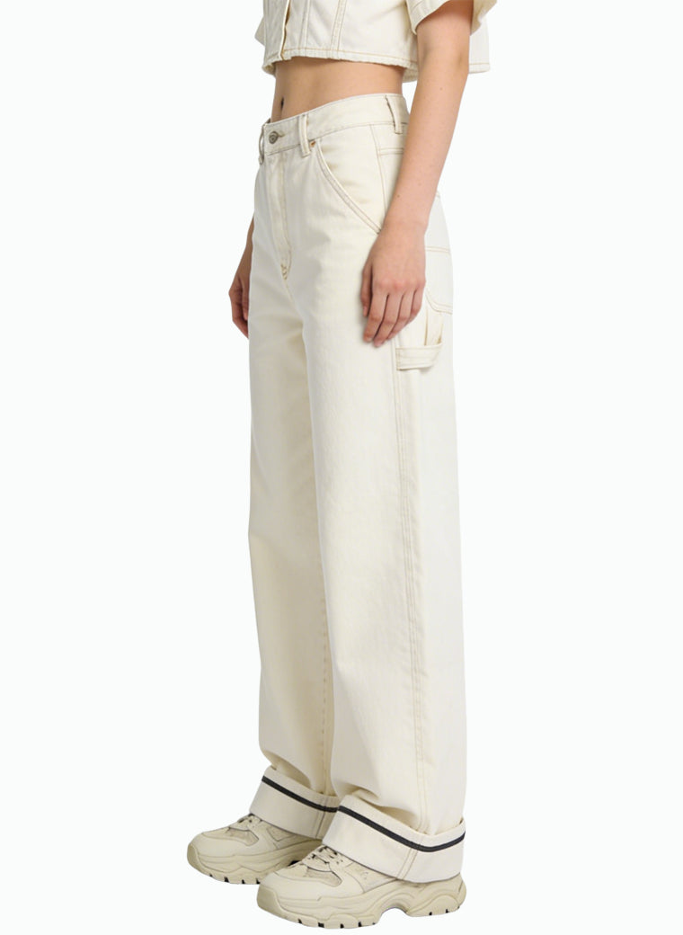 Women's Minimalist Comfortable Wide-leg Jeans