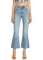 Women's Classic High-waist Cropped Flared Jeans
