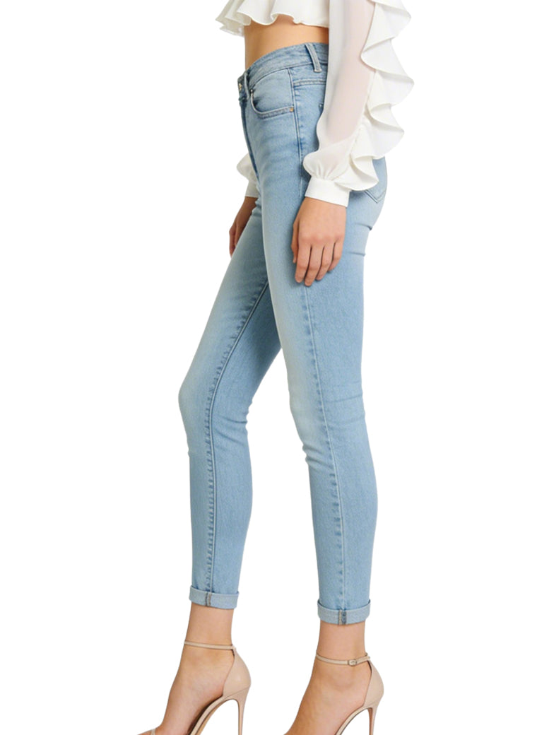 Women's Classic High-waist Straight-leg Jeans