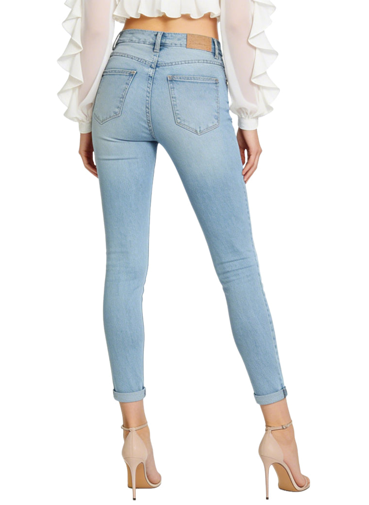 Women's Classic High-waist Straight-leg Jeans