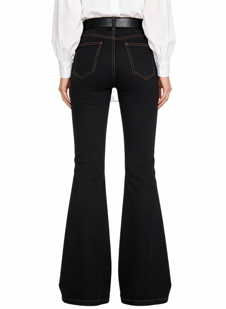 Women's Classic Flared Wide-leg Jeans