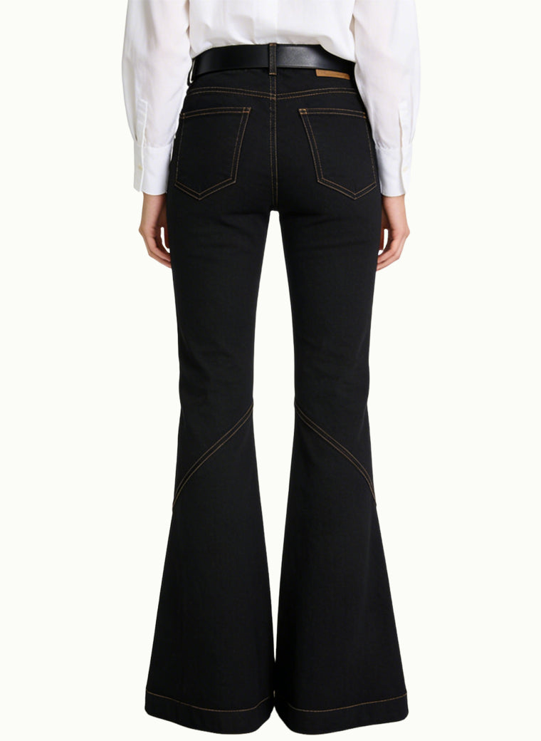 Women's  Minimalist Flared Wide-leg Jeans