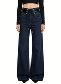Women's Retro High-waist Flared Jeans