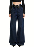 Women's Retro High-waist Flared Jeans