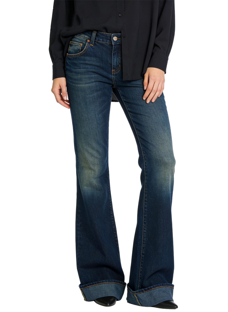 Women's Classic High-waist Wide-leg Jeans