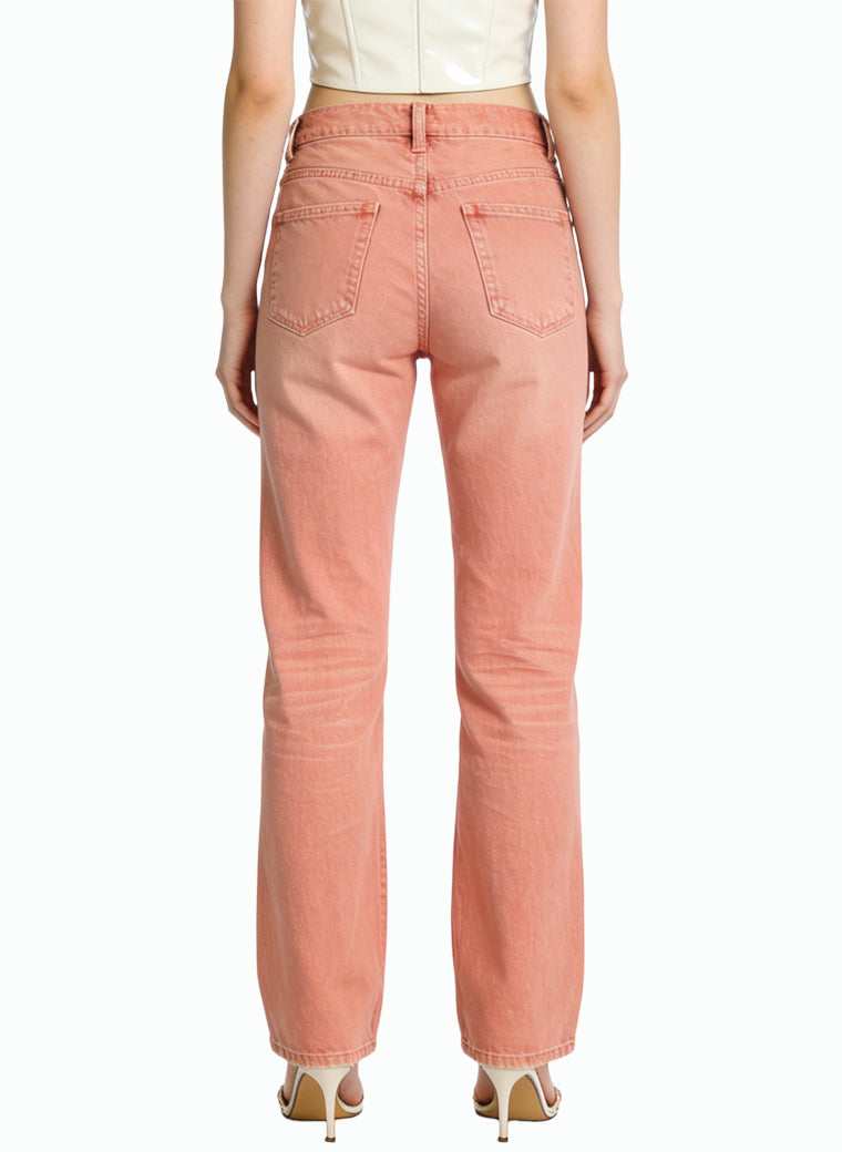 Women's High-waist Straight-leg Jeans