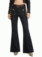 Women's High-waist Flared Jeans