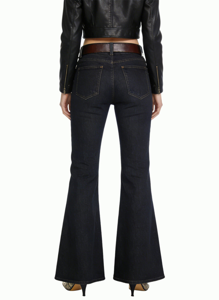 Women's High-waist Flared Jeans