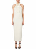 Elegant Bow Decor Long Temperament Dress