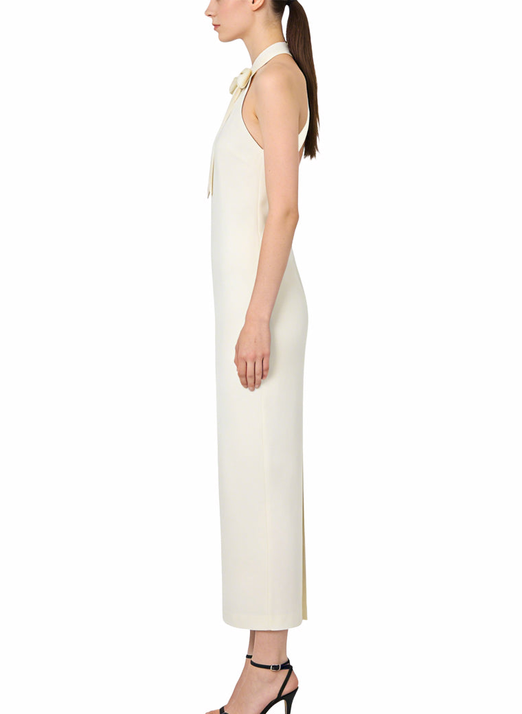 Elegant Bow Decor Long Temperament Dress