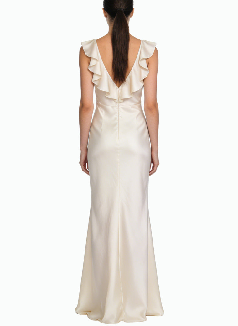 Premium V-Neck Mermaid Long Elegant Dress