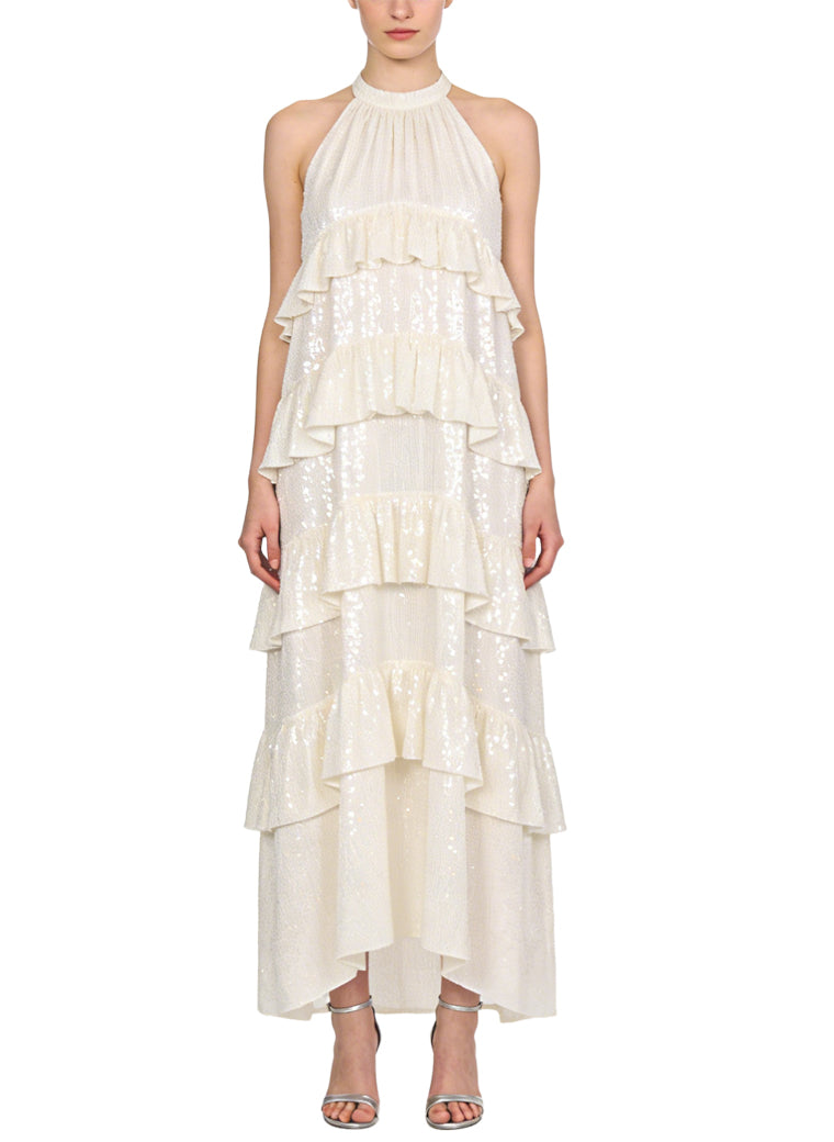 Asymmetric Hem Long Vacation Style Dress