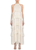 Asymmetric Hem Long Vacation Style Dress